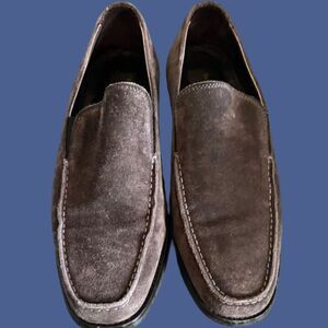 To Boot NY Charcoal Gray Suede Loafers. Size 7.